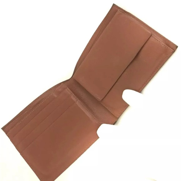 Authentic MCM Logo Visetos Leather Bifold Wallet - Picture 8 of 12